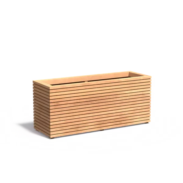 Malaga Rhombus Hardwood Planters - Image 6