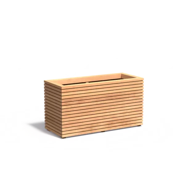 Malaga Rhombus Hardwood Planters - Image 5