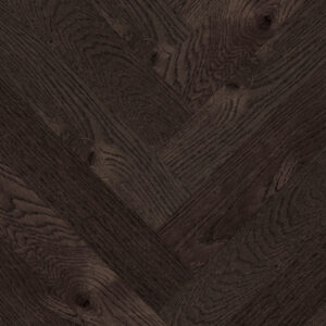 Herringbone Berkshire Oak Stained, Brushed & UV Lacquered Engineered Flooring