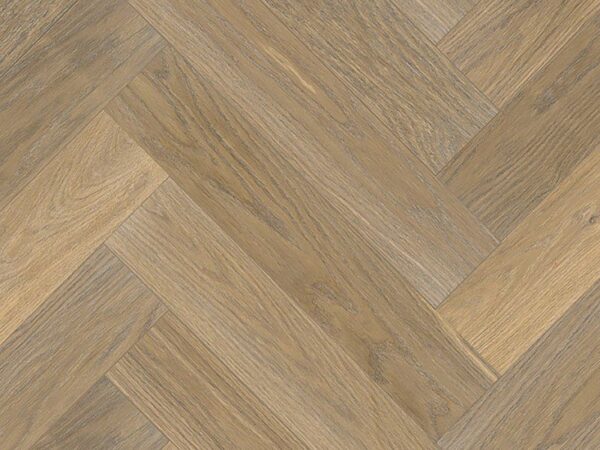 Renaissance Herringbone Oak Della Porta Smoked White UV Oil/Wax Engineered Flooring