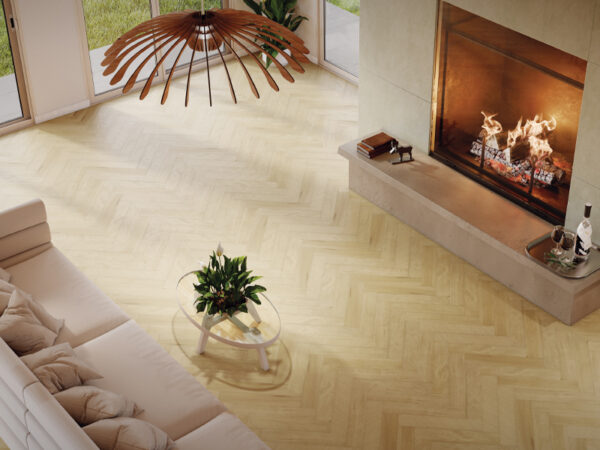 Renaissance Herringbone Oak Lorrain Black UV Oil/Wax Engineered Flooring - Image 2