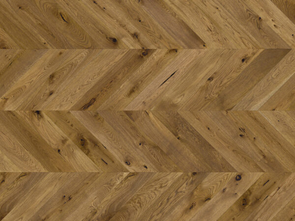Barista Oak Mainland/Arabica Chevron Brushed Matt Lacquered Engineered Flooring