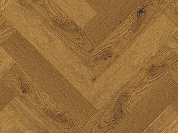 Herringbone Slaney Oak Smoked, Brushed, Matt Lacquered Engineered Flooring