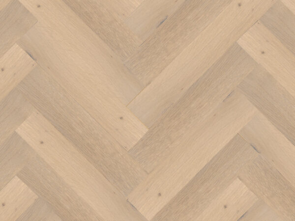 Herringbone Stafford Oak Smoked, White & UV Matt Lacquered Engineered Flooring