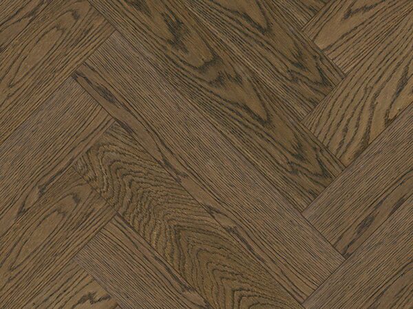 Renaissance Herringbone Oak Vico SM. Distressed Black UV Oil/Wax Engineered Flooring