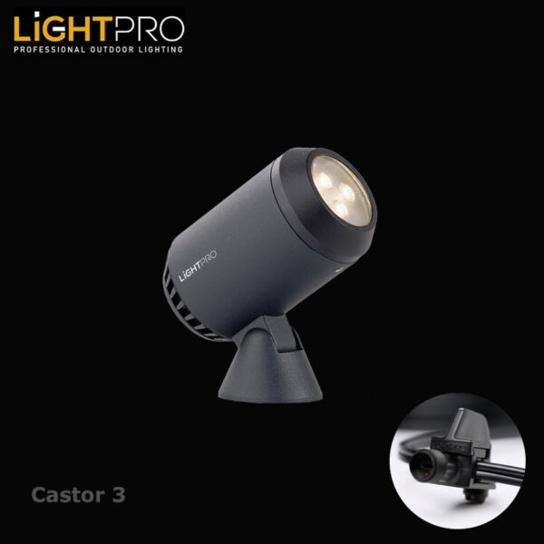 Garden Lightpro Castor 3 12V 2.5W IP44 Spotlight