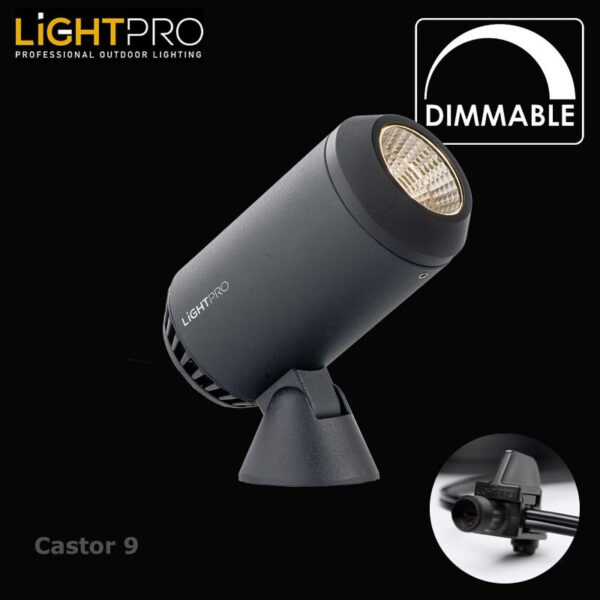 Garden Lightpro Castor 9 12V 9W IP44 Dimmable Spotlight