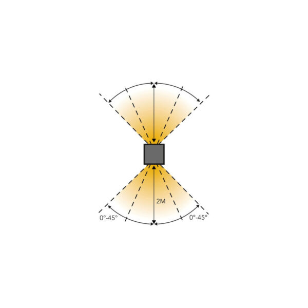 Garden Lightpro Ixion 12V 9W Up/Down Dimmable Wall Light - Image 5