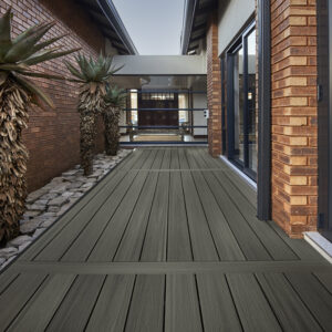 Ultrashield Naturale Wide Board Composite Decking Pebble Grey