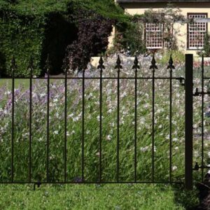 Fleur de Lis Railhead Steel Railing