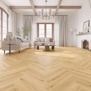 MILANO HERRINGBONE ROSSO OAK LAMINATE FLOORING AC5