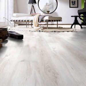 SMART 4V PLANK OAK WHITE LAMINATE FLOORING AC3
