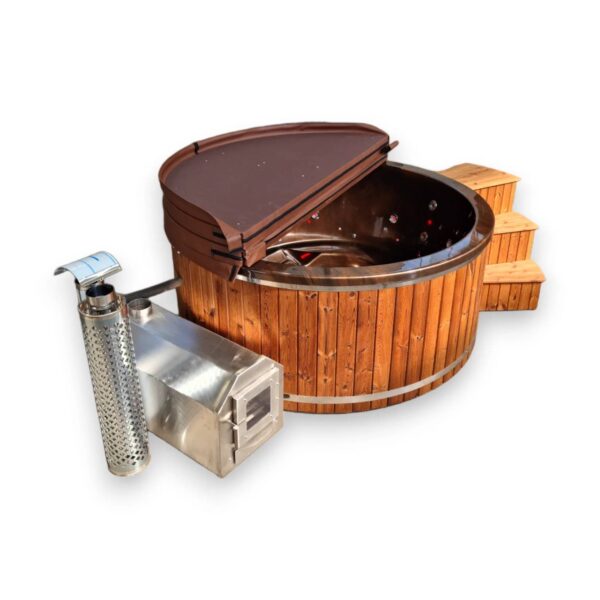 Acrylic hot tub with external heater - Image 3