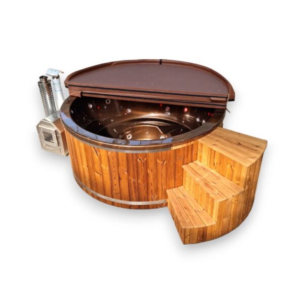 Acrylic hot tub with external heater - Image 4