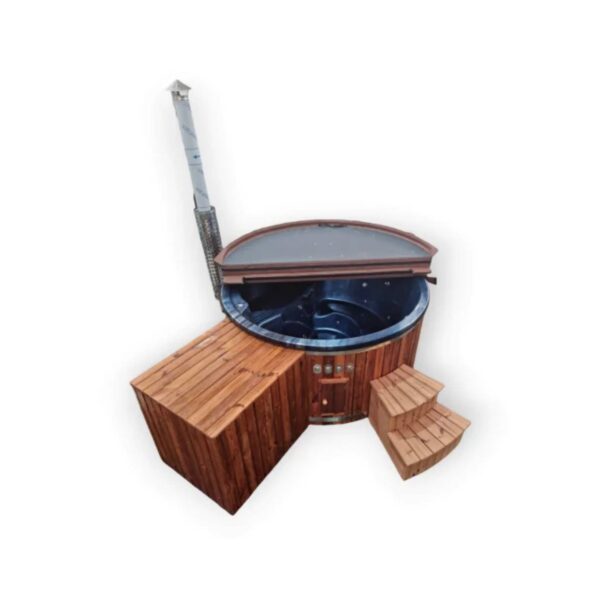 Acrylic hot tub with integrated heater - Image 4