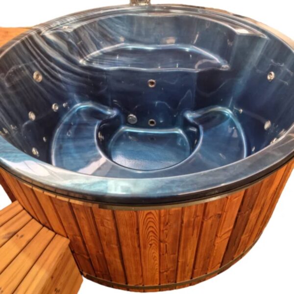 Acrylic hot tub with integrated heater - Image 14