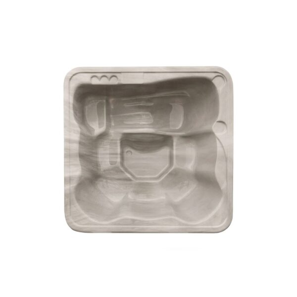 Acrylic square hot tub with external heater - Image 22
