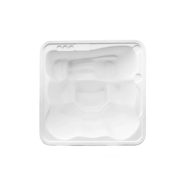 Acrylic square hot tub with external heater - Image 26