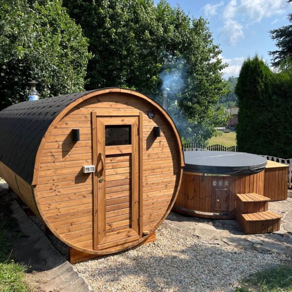 Barrel garden sauna - Image 8