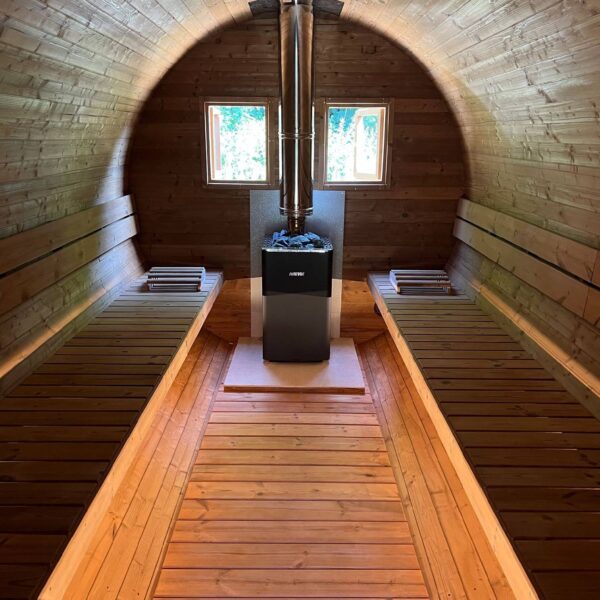 Barrel garden sauna - Image 9