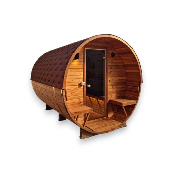 Barrel garden sauna - Image 37