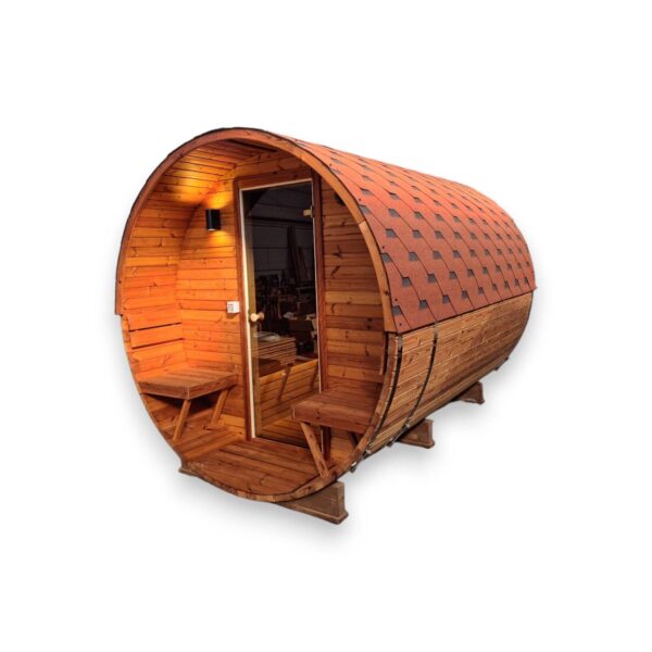 Barrel garden sauna - Image 38