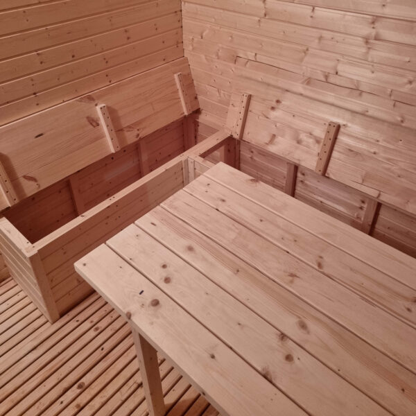 Black Square Modern sauna - Image 8