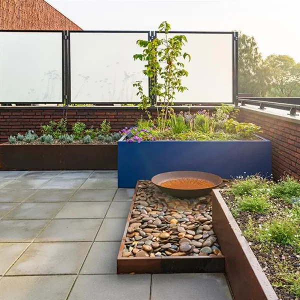 Corten Steel Set Top Edge (2300 x 3 x 390mm) - Image 2