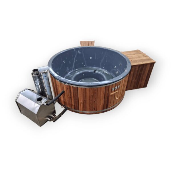 Fibreglass hot tub with external heater - Image 4