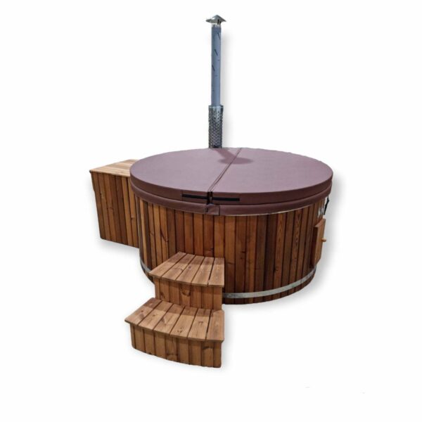 Fibreglass hot tub with integrated heater - Image 3