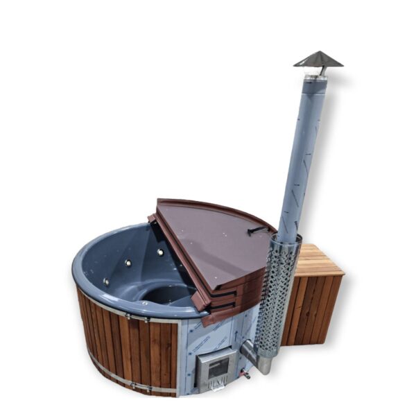 Fibreglass hot tub with integrated heater - Image 4