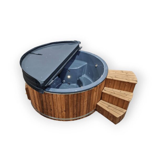 Fibreglass hot tub with integrated heater - Image 7