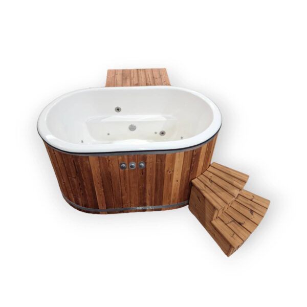 Fibreglass Ofuro Oval Hot Tub - Image 10