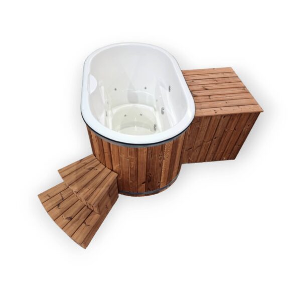 Fibreglass Ofuro Oval Hot Tub - Image 12