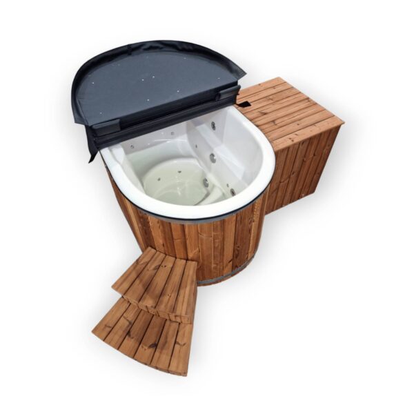 Fibreglass Ofuro Oval Hot Tub - Image 15