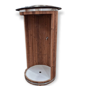 Outdoor Wooden Shower