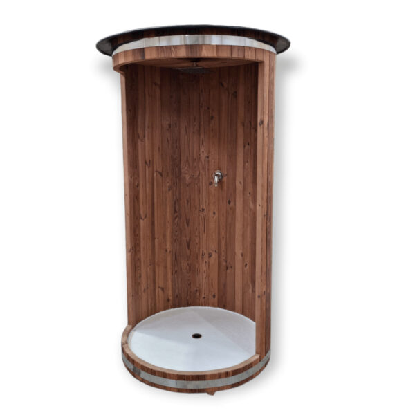 Outdoor Wooden Shower - Image 3