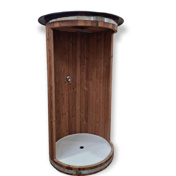Outdoor Wooden Shower - Image 4