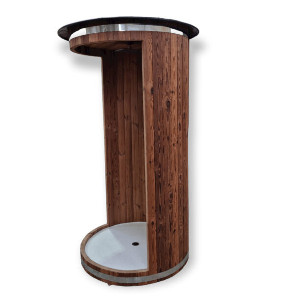 Outdoor Wooden Shower - Image 5