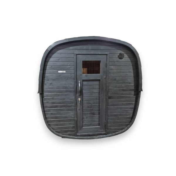 Square outdoor sauna - Image 2