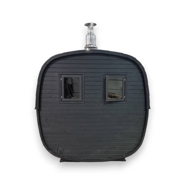 Square outdoor sauna - Image 3