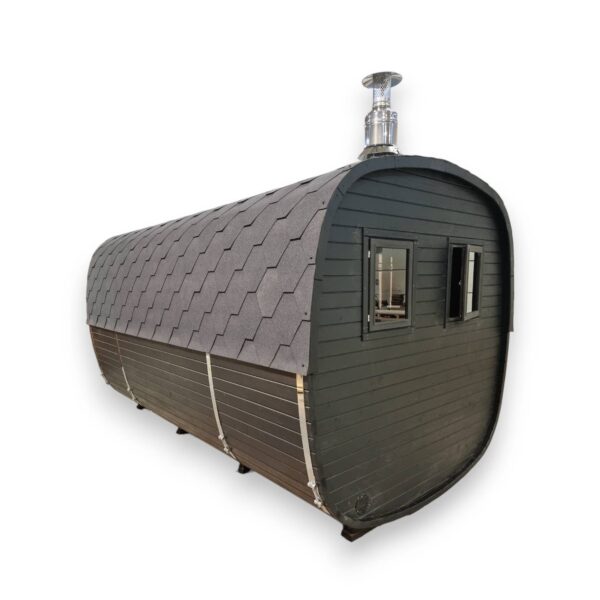 Square outdoor sauna - Image 4