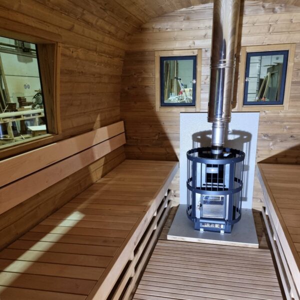 Square outdoor sauna - Image 7