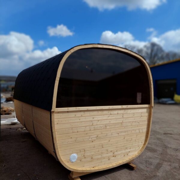 Square outdoor sauna - Image 10