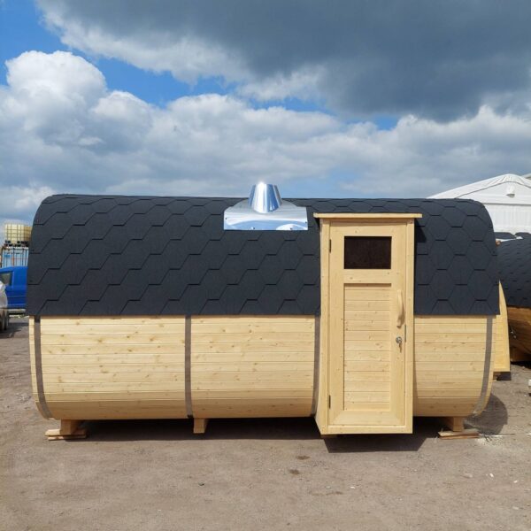 Square outdoor sauna - Image 11