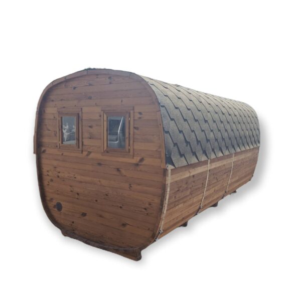 Square outdoor sauna - Image 16