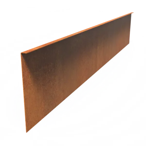 Corten Steel Set Top Edge (2300 x 3 x 390mm)